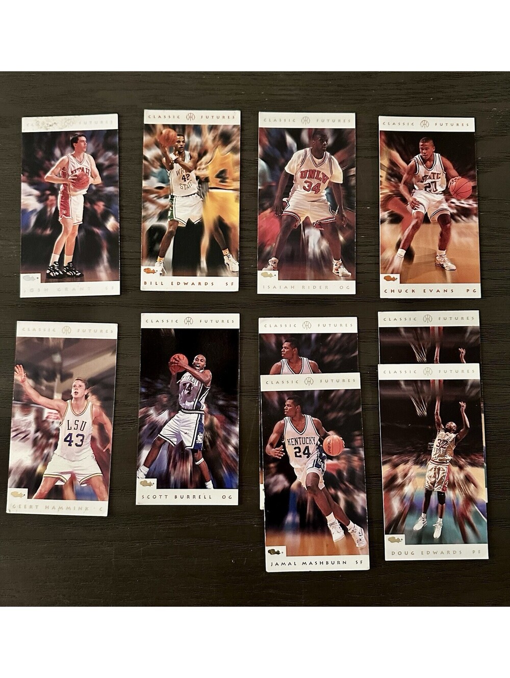 1993 Classic Futures Basketball Rookie/Prospect Card Lot – 10 Cards